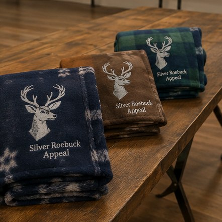 Customized fleece blankets for corporate gifting